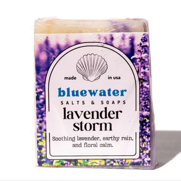 (1 body Bar) LAVENDER STORM COLD PROCESS HANDMADE SOAP🫧🧼🫧 - Picture 2 of 6